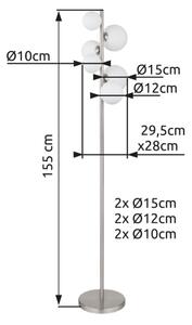 Globo 56140-6S - LED Luster na lanku RIHA 6xG9/3,5W/230V biela