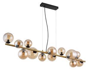 Globo 56135-13H - LED luster na lankách RIHA 13xG9/3,5W/230V mosadz