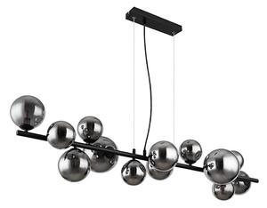 Globo 56133-13H - LED Luster na lanku RIHA 13xG9/3,5W/230V dymová/čierna