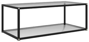 Konferenčný stolík, priehľadný 100x50x35cm, tvrdené sklo