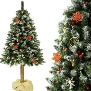 Umelý vianočný stromček na kmeni BOROVICA DIAMANTOVÁ Výška: 160 cm