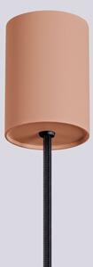 Sollux SL.1734 - Luster na lanku HALO 1xG9/8W/230V pr. 12 cm hnedá