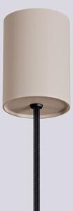 Sollux SL.1744 - Luster na lanku HALO 1xG9/8W/230V pr. 12 cm béžová