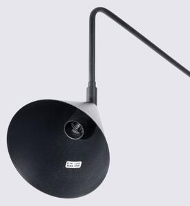 Sollux SL.1697 - Nástenná lampa NOX 1xE14/10W/230V čierna