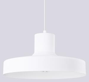 Sollux SL.1702 - Luster na lanku BILO 1xE27/15W/230V pr. 35 cm biela