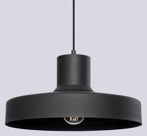 Sollux SL.1703 - Luster na lanku BILO 1xE27/15W/230V pr. 35 cm čierna
