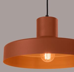 Sollux SL.1706 - Luster na lanku BILO 1xE27/15W/230V pr. 35 cm oranžová