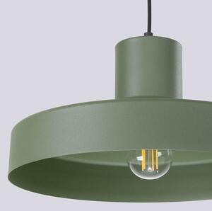 Sollux SL.1705 - Luster na lanku BILO 1xE27/15W/230V pr. 35 cm zelená