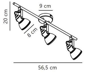 Nordlux - Bodové svietidlo ASLAK 3xGU10/35W/230V