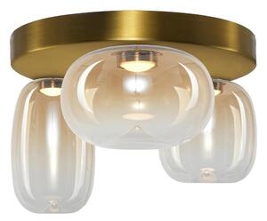 LED Stropné svietidlo VASO LED/12W/230V pr. 42 cm zlatá/dymová