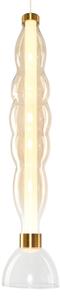 LED Luster na lanku LUCCO LED/18W/230V pr. 15 cm zlatá