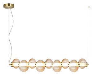 LED luster na lanku BOLLA LED/32W/230V zlatá/zadymená béžová