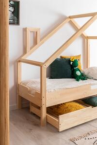 Adeko Detská posteľ domček Luna C Veľkosť spacej plochy: 160x80 cm