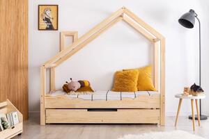 Adeko Detská posteľ domček Luna D Veľkosť spacej plochy: 180x90 cm