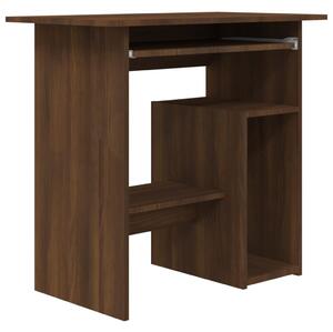 Stôl hnedý dub 80x45x74 cm spracované drevo
