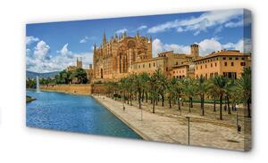 Obraz na plátne Španielsko gotická katedrála palma 100x50 cm