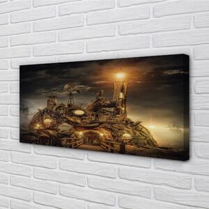 Obraz canvas Lucerna mraky plavidiel 100x50 cm