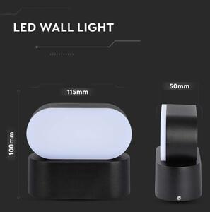 LED Vonkajšia flexibilná nástenné svietidlo LED/5W/230V 4000K IP65 čierna