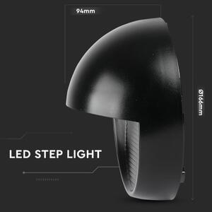 LED Vonkajšie nástenné svietidlo LED/3W/230V 4000K IP65 čierna