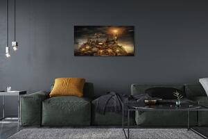 Obraz canvas Lucerna mraky plavidiel 100x50 cm