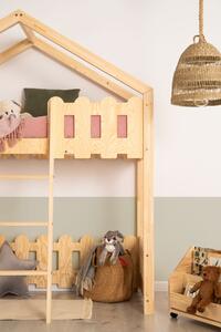 Adeko Detská vyvýšená posteľ domček KAIKO PA Veľkosť spacej plochy: 160x70 cm