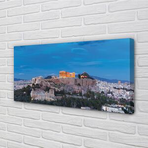 Obraz na plátne Grécko Panorama v Aténach 100x50 cm