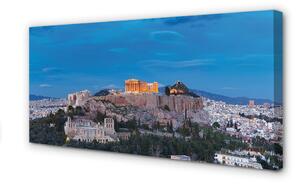 Obraz na plátne Grécko Panorama v Aténach 100x50 cm