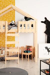 Adeko Detská vyvýšená posteľ domček ZIPPO PA Veľkosť spacej plochy: 200x90 cm