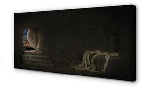 Obraz na plátne jaskyne kríža 100x50 cm