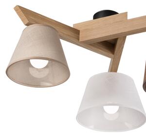 Brilagi - LED Prisadený luster ANTHONY 3xE14/40W/230V dub