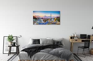 Obraz na plátne Španielsko Panoráma mesta 100x50 cm