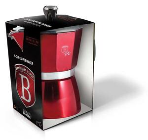 BERLINGERHAUS Kanvica na espresso 6 šálok Burgundy Metallic Line BH-6388