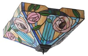 Endon 70698 - Stropné svietidlo Tiffany WILLOW 2xE27/60W/230V