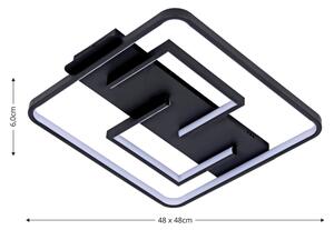 Brilagi - LED stmievateľné stropné svietidlo FLARE LED/34W/230V 3000-6000K + diaľkové ovládanie