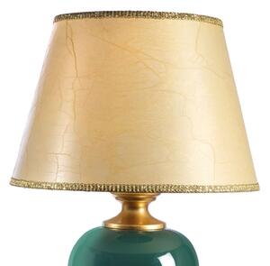 ONLI - Stolná lampa AMADEUS 1xE27/15W/230V 72 cm zelená/zlatá