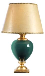 ONLI - Stolná lampa AMADEUS 1xE27/15W/230V 72 cm zelená/zlatá