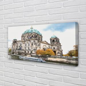Obraz na plátne Nemecko Berlin Cathedral River 100x50 cm