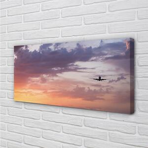 Obraz canvas Zamračené oblohy ľahké lietadlá 100x50 cm