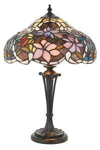 Endon 64327 - Stolová lampa Tiffany SULLIVAN 2xE14/40W/230V pr. 30 cm