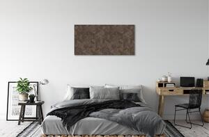Obraz canvas drevené šesťuholníky 100x50 cm