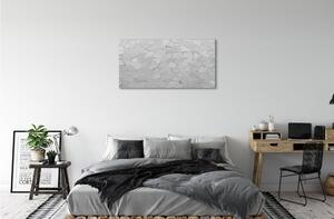 Obraz canvas šedivé polygóny 100x50 cm