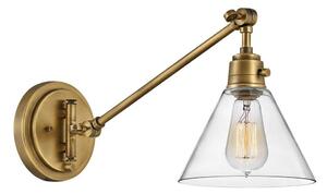 Hinkley HK-ARTI-1W-HB-CG - Nástenná lampa ARTI 1xE27/60W/230V mosadz