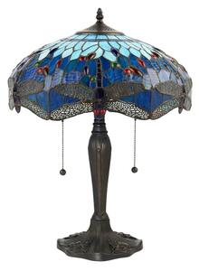 Endon 64089 - Stolná lampa Tiffany DRAGONFLY 2xE27/60W/230V priemer 41 cm