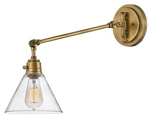 Hinkley HK-ARTI-1W-HB-CG - Nástenná lampa ARTI 1xE27/60W/230V mosadz