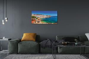 Obraz na plátne Španielsko coast beach city 100x50 cm