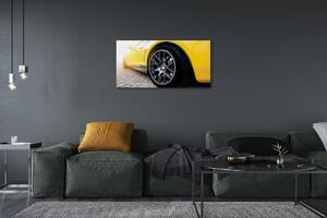 Obraz canvas žlté auto 100x50 cm
