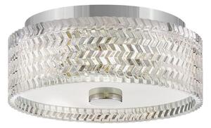 Hinkley HK-ELLE-F-S-CM - Stropné svietidlo 2xE27/60W/230V pr. 30,5 cm chróm