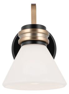 Kichler KL-FARUM1-BK - LED Kúpeľňová lampa FARUM 1xG9/3W/230V čierna/mosadz