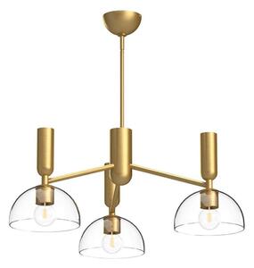 Alora Mood ALM-JUDE3-GD-CL - Luster na tyči JUDE 3xE27/60W/230V mosadz