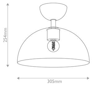 Alora Mood ALM-JUDE-SF-GD-CL-Strop. svietidlo JUDE 1xE27/60W/230V pr.30,5cm mosadz